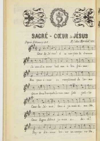 Sacré-Coeur de Jesus Partitions gratuites